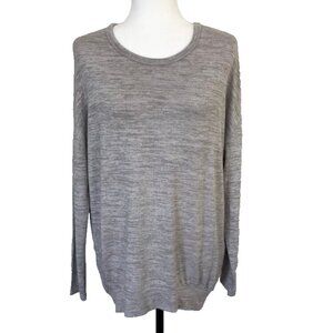 WILFRED FREE Arizona T-Shirt Womens Size Small Heathered Beige Oversized